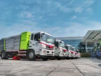 东风商用车电动环卫底盘助力长沙蓝天保卫战