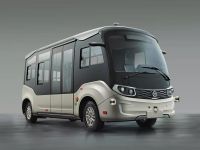 豪华公路客车、无人驾驶纯电微循环客车,北京车展金旅客车顶配进击