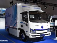 全新外观，配置也更高端，福田智蓝欧马可电动轻卡实拍评测