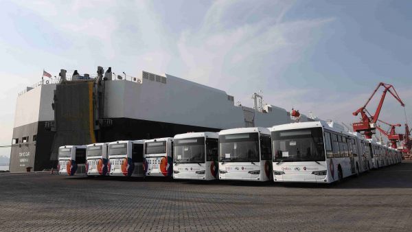 金龙170辆天然气公交交付墨西哥,今年中国客车拉美地区出口最大订单
