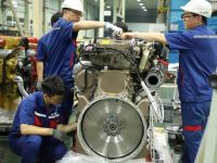 同心协力、昼夜奋战，玉柴联合动力首批国六K13N顺利交付