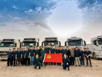 新疆吐鲁番,重汽人火焰山下淘真金