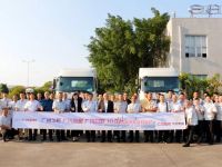 金秋喜悦 100台搭载达喀尔拉力赛冠军同款发动机物流车达成交付广州华恒