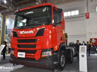 听说你想买辆前四后八拉煤，配8缸650马力发动机的斯堪尼亚考虑吗？