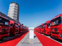 通过欧洲ECE R29正面碰撞试验，红岩杰狮C6 LNG多地区发布