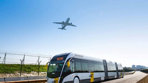 这个长度的公交，全世界在运营的没有多少，比利时体验24米BRT公交