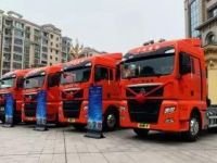 现场签单40辆，国六燃气汕德卡四川上市