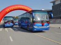 安凯A6客车批量交付海佩旅游!以高品质助力全域旅游发展