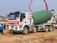 助力火神山医院建设,红岩瑞江搅拌车“零故障”驰援战疫