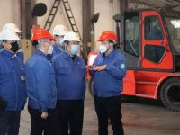 谭旭光到生产一线察看疫情防控和生产复工情况