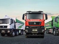 抢工期赶进度， 汕德卡渣土车干劲十足