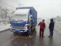 ​江淮轻卡大雪中121公里的救援，共同战“疫” 为爱燃擎