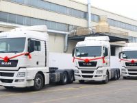 天将雄狮|曼恩TGX高效版牵引车批量交付台州成辉速运