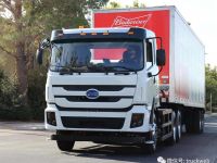 比亚迪纯电牵引车现身加利福尼亚，将参加零排放卡车和基础设施试点项目