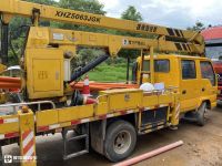 偶遇五十铃600P工程车,4K动力外观简约,城市作业车还是五十铃可靠