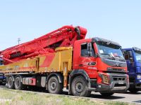 三一C10上装+沃尔沃FMX底盘，听说这是最强四桥泵车组合