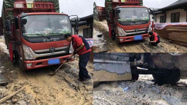 火线淬初心，救援显忠诚 狂风暴雨也挡不住奥铃人的承诺