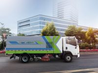 环保事业再添 “猛将” ，银隆新能源最新推出路面洗扫车