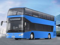 安凯双层大巴，一道亮丽的城市风景线