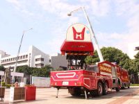 曾是国产高端卡车的希望，如今相当少见的，实拍罕见的青年曼消防车