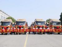 300台华菱汉马H7牵引半挂车大单,首批60台今日发往市场