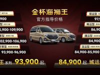 金杯海狮王震撼上市 8.49万起,重新定义商务轻客新高度