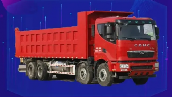 天然气自卸车运输能手，带您看看华菱汉马H9天然气自卸车