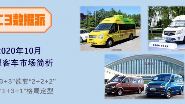 轻客销量2.2万辆,欧系轻客占八成,10月轻型客车市场解读