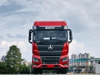 B10寿命高达200W公里!江山·信465砂石料运输牵引车够硬核