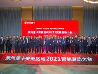 陕汽重卡安徽区域2021营销启动大会胜利召开
