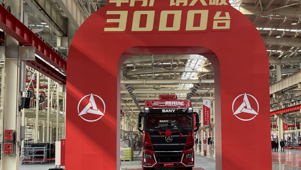 12月产销突破三千台,年产销突破2万台,三一重卡2020年圆满收官!