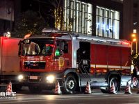 一场消防演练纪录,47台消防车,几乎让我们见识了城市消防车全阵容
