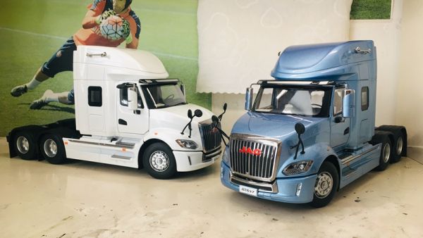 造型精致,国产最美长头卡车格尔发V7模型评测