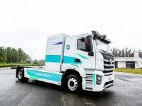 零排放、大功率、长续航!上汽红岩氢燃料电池重卡