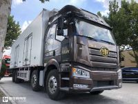 8气囊空气悬架,还有千升油箱,J6P领航版冷藏专用载货车配置真强悍