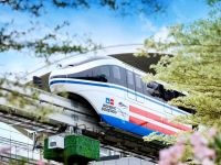 中国、巴西共同见证 全球首条跨海云轨正式下线