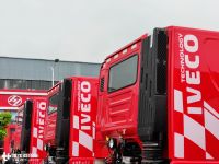 专属定制，底盘性能更可靠，100台红岩杰狮M500砂石料运输牵引车交付客户