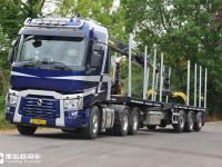 国内几乎见不到的卡车，专为运原木打造，这台雷诺C520配置真独特