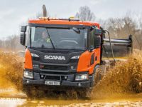 斯堪尼亚英国官方测试P系XT自卸车，超强性能碾压其他欧卡同级别车型？