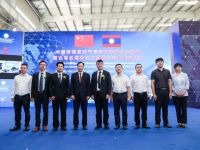 中国老挝应对气候变化南南合作项目新能源车发运仪式在长沙成功举行