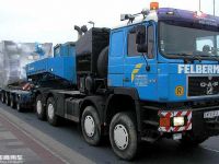 配V12发动机，790马力，再带你看看Felbermayr公司的ÖAF48.792大件牵引车