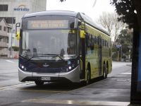 比亚迪首台BYD ADL Enviro200EV XLB纯电动大巴驶入“风帆之都”新西兰