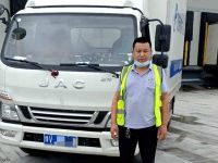 江淮冷藏车2个月跑4万公里，董师傅：这台骏铃冰博士，中！