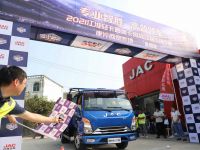 专业智胜 高效领军 江淮轻卡最美卡哥第五季高效物流挑战赛阜阳站开赛