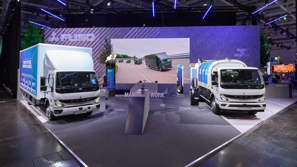 经典日系卡车登陆欧洲，三菱扶桑eCanter电动卡车亮相IAA车展