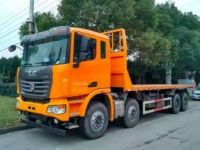 前四后八+玉柴发动机 联合卡车新款平板自卸车亮相