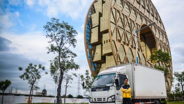 这才是轻型货车 五十铃600P轻型货车实拍