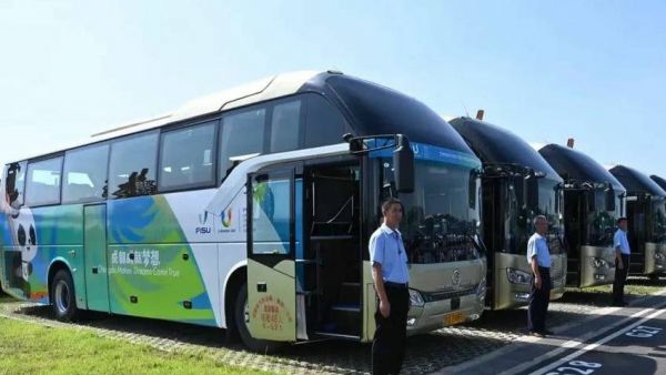130辆金旅客车服务2025成都世运会