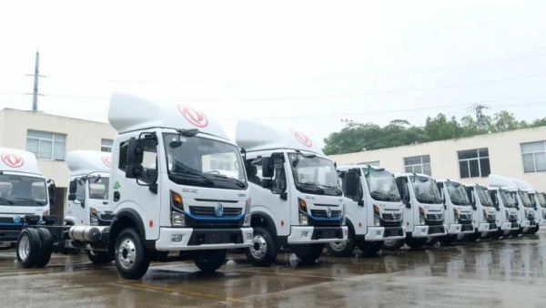 首批全新东风多利卡康陆威轻卡交付盛辉物流，东康D2.5动力启航城际高效新程