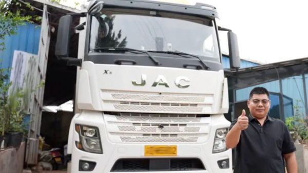 【江淮重卡丨发哥驾到·七】穿越山路的强者！江淮星耀X5 LNG助何老板快递运输高效前行